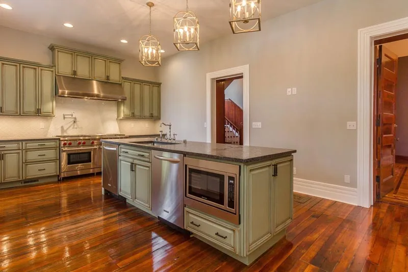 Hardwood Flooring Install Kitchen