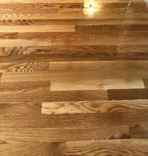 refinish and light oak stain